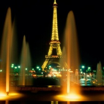 Paris Eiffel Tower At Night