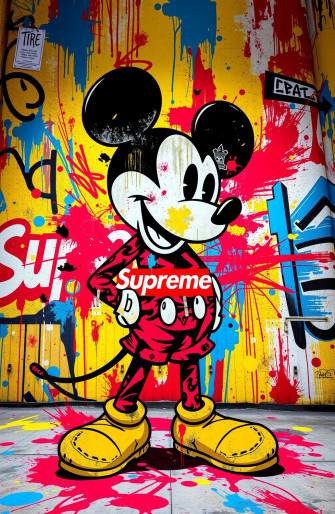 Supreme Mickey Mouse Wallpaper