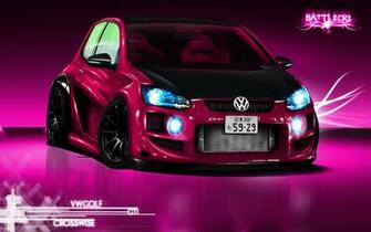 Golf Gti Digital Drawing Painting Art Design The Car Wallpaper