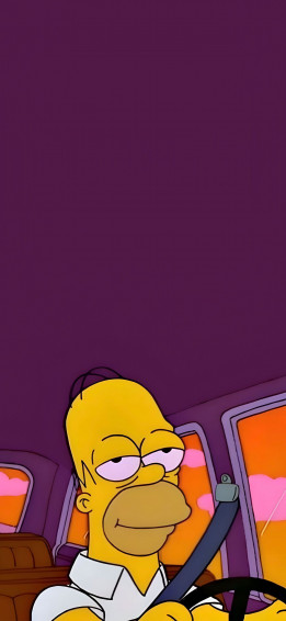 Homer Simpson Aesthetic Wallpaper