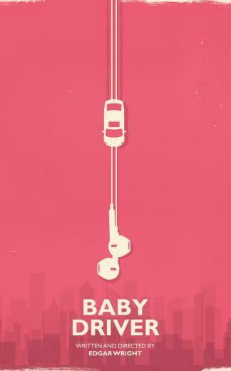 Edgar Wright Movies Baby Driver Minimalism Car Wallpaper HD