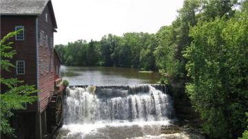 Background Of The Augusta Wisconsin Dells Mill For
