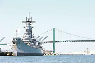 Wednesday June The Uss Iowa Sits In Its Permanent Location