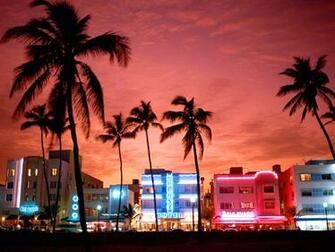South Beach Miami Florida Computer Wallpaper Desktop Background