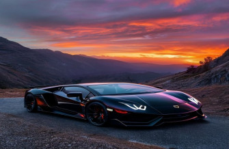 Black Lamborghini Wallpaper