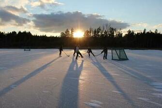 Pond Hockey Wallpaper Displaying Image For
