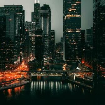 Wallpaper City Metropolis Aerial