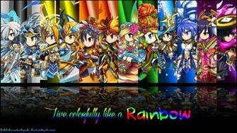 Brave Frontier Rainbow Units Wallpaper By Fickleheartedgeek On