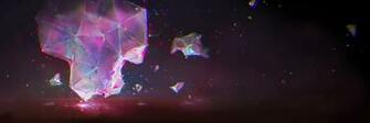 Bismuth Gemstone Digital Art Abstract Rgb Triangle HD