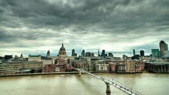 London Millennium Bridge Uk HDr Wallpaper Background 4k Ultra HD