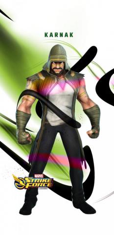 Marvel Strike Force On Karnak Mobile Wallpaper Put