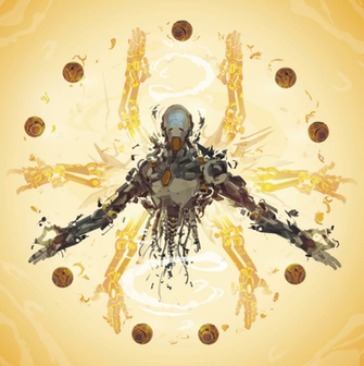 Zenyatta Days Of Overwatch By Chasingartwork On