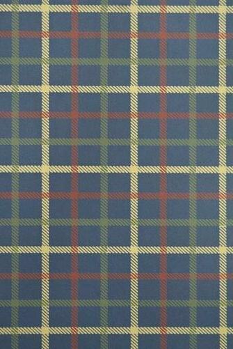 Stephen Plaid Wallpaper Dark Blue With Light Brown