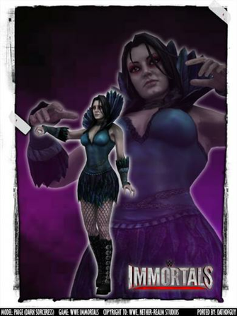 Wwe Immortals Paige Dark Sorceress By Datkofguy