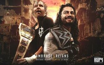Dean Ambrose Y Roman Reigns Como Campeones Kupywrestlingwallpaper