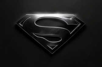 Black Superman Logo Wallpaper