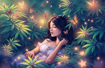 Girl Weed Wallpaper
