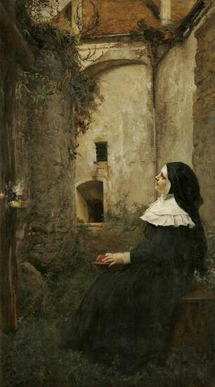 Ferdinand Wagner German A Nun Contem Lot