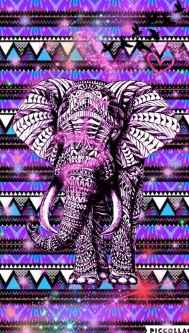 Hispter Cute Girly Elephant Create By Rose Artwork