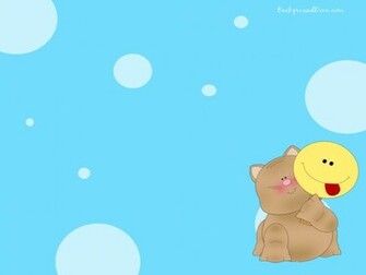 Blue Sky Cute Cat Wallpaper Background Theme Desktop