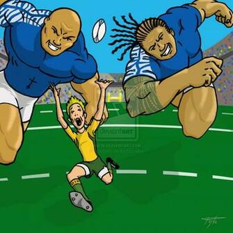Manu Samoa Rugby Team By Settarts