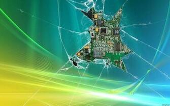 Broken Vista Microsoft Windows Wallpaper