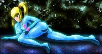 Zero Suit Samus Posa File Vettoriale