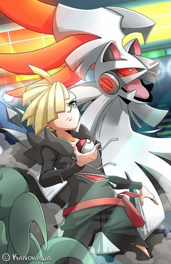 Riku114 Imej Gladion And Silvally Pokemon HD Kertas Dinding