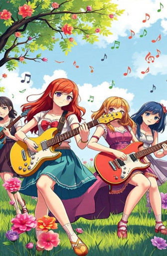 Guitar Girls Wallpaper