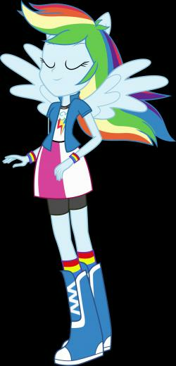 Equestria Girls Rainbow Dash By Theshadowstone