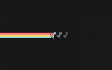 I Made A Dark Mode Version Of The Dino Wallpaper Wanted