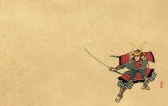 Katana Samurai Ukiyo E Wallpaper