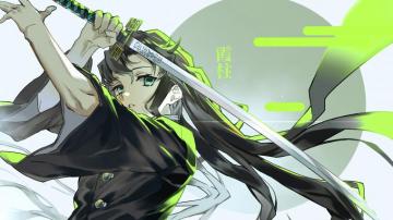 Muichiro Tokito Hashira Demon Slayer 4k Phone iPhone Wallpaper 6181c