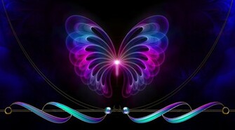 Abstract Butterflies Desktop Wallpaper
