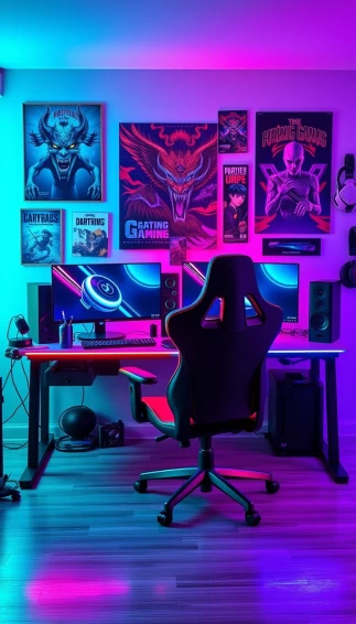 Gamer Setup Wallpaper