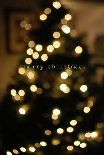 Christmas Tree Aesthetic Wallpaper Top