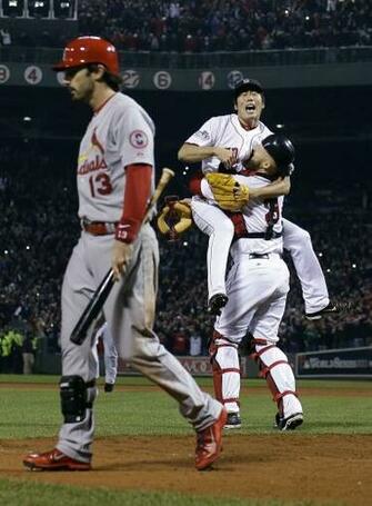 Red Sox Win Ws Title Beat Cards In Game
