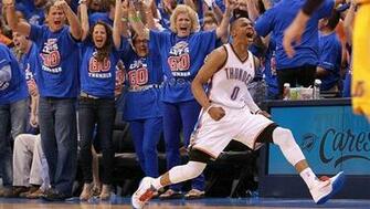 Russell Westbrook Hits Circus Shot During Thunder Vs Lakers Video