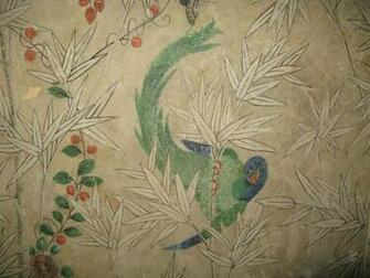 18th Century Chinese Wallpaper Screen Image