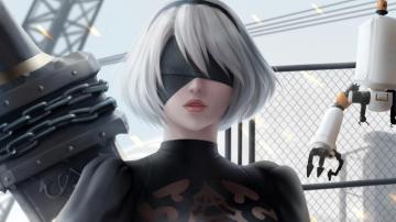 Yorha No Type B 4k Ultra HD Wallpaper Background Image