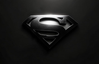 Black Superman Logo Wallpaper