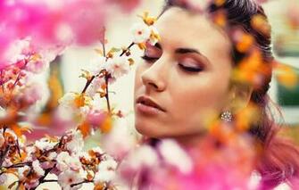 Wallpaper Eyes Girl Flowers Photographer Aroma Face Martin