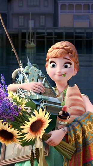 Frozen Fever Phone Wallpaper Photo