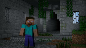 Steve Steves Wallpaper Cabin Art Funcreep Minecraft Christmas