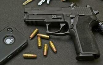 Wallpaper Gun Lantern Phone Cartridges Sig P229 Compact