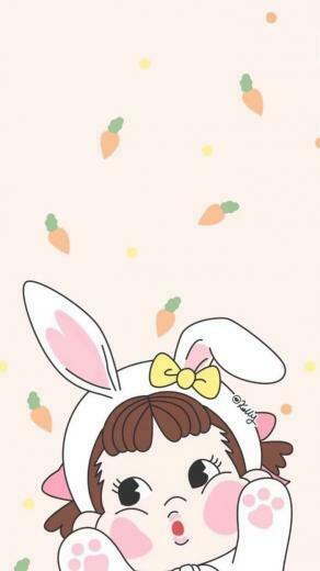 List Of Best Anime Wallpaper iPhone Pastel Peko Milky
