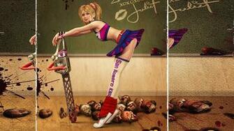 Lollipop Chainsaw Comedy Horror Action Fighting Dark Wallpaper