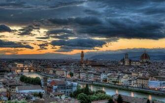 City Florence Renaissance Italy Tuscany Wallpaper