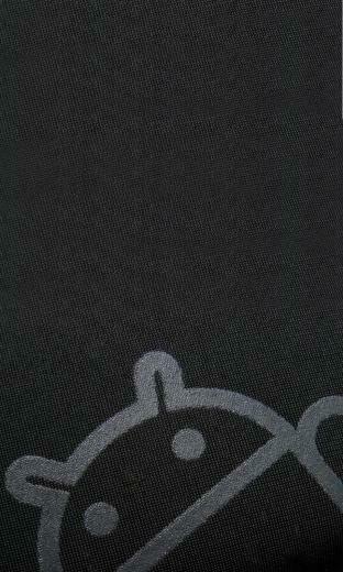 Black Android Face Grainy Wallpaper