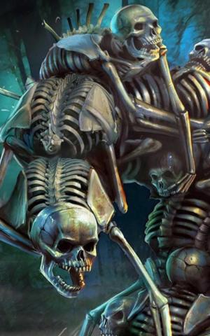 Skeleton Wallpaper On